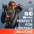 Proven Wild SD Card Holder | Waterproof, Durable Case Holds 35 SD Cards Upright | Standard Memory Card Holder for DSLR