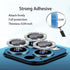 Nothers Bling Camera Lens Protector 3 Pack for iPhone 12/12 Pro/12 Mini/11/11 Pro/11 Max, HD Tempered Glass, Silver.