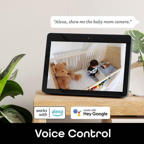 Geeni Glimpse Indoor Home Security Camera - 1080p Video Wireless WiFi, 2-Way Audio, Motion Alert Phone App (White)