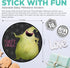 Silly Goose Gifts Little Nightmares Character Themed Baby Milestone Stickers, Set of 18 for First Year Photo Prop