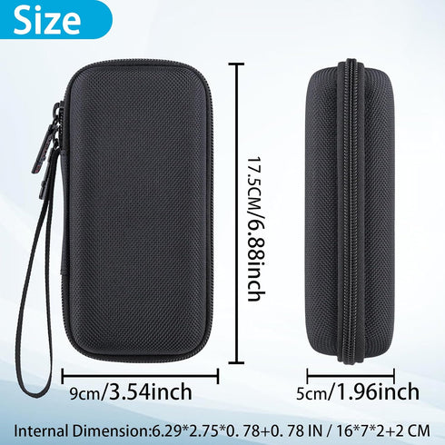 khanka Hard Travel Case for Anker MagGo 6600mAh/10000mAh Power Bank, Qi2 Certified Portable Charger (Black)