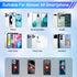 SHANSHUI Phone Card Holder Stick On, Cell Phone Silicone Sticky Wallet Sleeve Pocket Business ID Credit Card Compatible