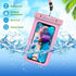 GLBSUNION 4-Pack Universal Waterproof Phone Pouch, IPX8 Dry Bag for Pools, Beach, Kayaking, Fits iPhone 15 and Galaxy