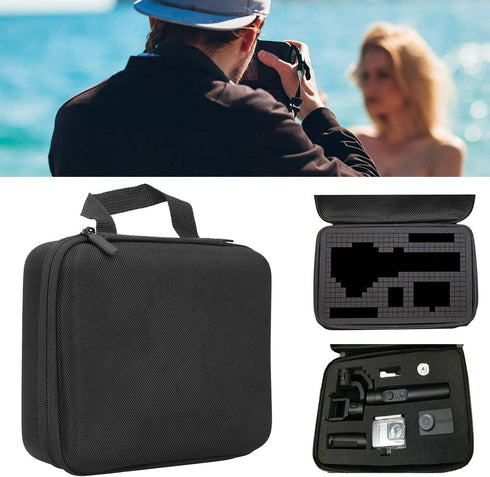Universal Waterproof Camera Bag, Storage Protection Case with DIY Partition, Travel Carrying Bag for Sports Cameras,