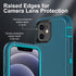 Military Grade 3 in 1 Heavy Duty Case for iPhone 12 Mini, Shockproof/Dust Proof with 2Pcs Tempered Glass Protector