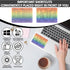 LLOUSSAK 4pcs Windows Shortcut Sticker, Excel Cheat Sheet, Shortcut Stickers for Laptop, Reference Guide Keyboard