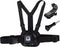 Suptig Adjustable Chest Mount Strap for GoPro Hero 12, 11, 10, 9, 8, 7, 5, 4, 3, AKASO, DJI Osmo (Black)