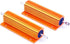 100 Watt 2 Ohm 5% Wirewound Resistor - Electronic Aluminium Shell Resistors Gold (Pack of 2)