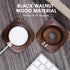 Mobile Phone Holder for MagSafe Charger, Upgraded Walnut Wood Charging Stand for iPhone 15 14 13 12 Mini Plus