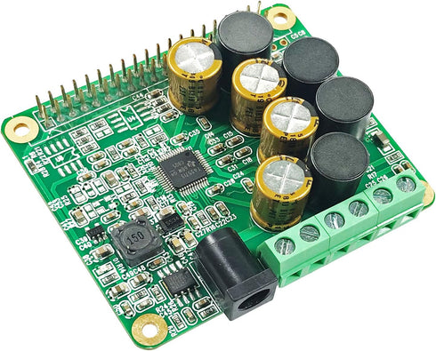 RPI HiFi AMP HAT TAS5713 Amplifier Audio Module, 25W Class-D Power Sound Card Expansion Board for Raspberry Pi