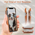 LOHASIC Wallet Case for iPhone 12 Pro Max, 5 Card Holder, Premium PU Leather, Magnetic Clasp, Brown