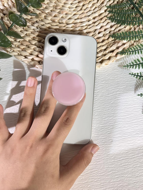 Cute Resin Clear Phone Grip Stand, Handmade Expandable Collapsible Cell Phone Holder, Phone Charms Kindle Support