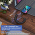 Coiled USB C Cable PD 27W/60W Fast Charging for iPhone 15, MFi Certified, 2-in-1 Apple Car Play & Android Auto