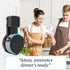 WALI Holder Stand for Echo Dot 3rd Gen, Outlet Wall Mount Smart Home Speakers Plug Mount for Alexa with Cable