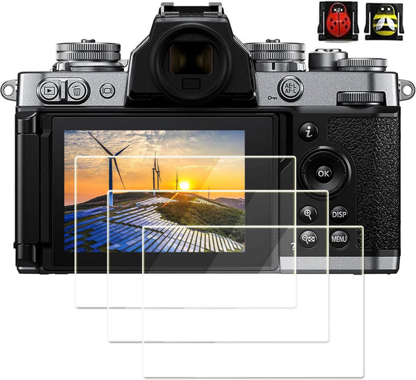 PCTC Zfc Screen Protector - Compatible with Nikon Z fc ZFC, 3 Pack 0.3mm 9H Hardness Tempered Glass
