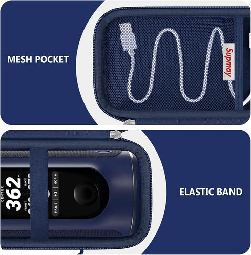 Supmay Hard Carrying Case for Blue Tees Golf Player+ / Golf Player Pro GPS Speaker with Touch Screen Display, GPS