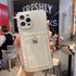 Tuokiou Clear Protective Card Slot Case for iPhone 15 Pro, Slim Fit Drop Resistant Soft TPU Wallet Case with Bumper