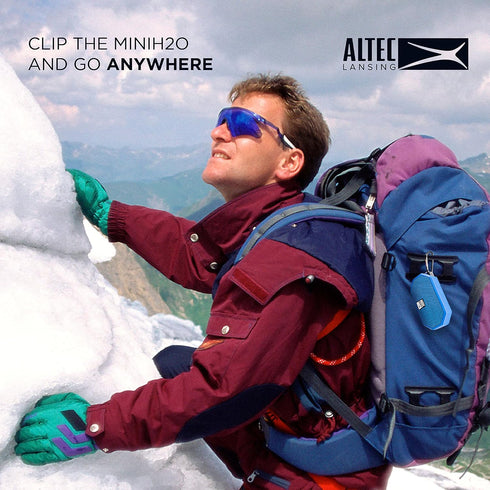 Altec Lansing Mini H2O, Waterproof Bluetooth Speaker, IP67 Certified, Floats in Water, Compact & Portable Speaker for