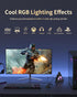 JoyReken 7-Port 3.0 Lighting,5Gbps 2FT PS5, USB Hub, Vertical USB Hub Splitter with RGB High-Speed Data Transfer
