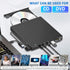 Kadlun 3.0 Drive,4 2 11/10/8/7/XP External CD DVD Drive for Laptop, USB Optical Disc USB Ports and TF/SD Card
