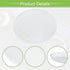 ACROPIX 7 Inch Universal Speaker Grills Mesh for Audio Subwoofer, White - Pack of 4, 183x193x11mm