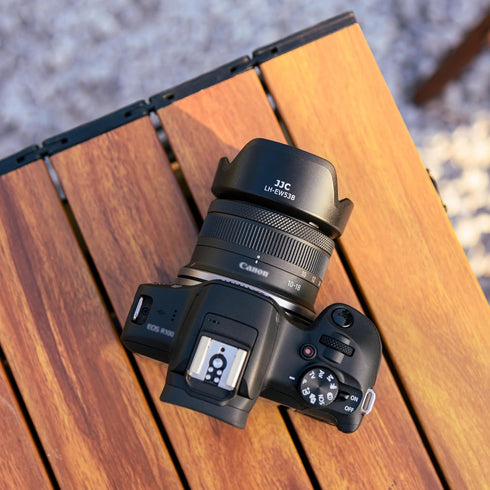 Lens Hood for Canon RF-S 10-18mm F4.5-6.3 IS STM, Reversible Shade, Replaces Canon EW-53B, Compatible with 49mm Filters