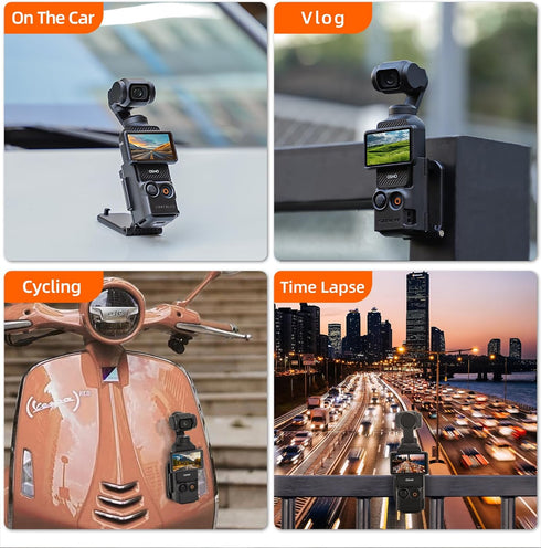 Multifunctional Magnetic Bracket Mount for DJI OSMO Pocket 3, Magnet Steering Holder Bracket