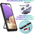 LMDAMZ Compatible Samsung Galaxy A42 5G, Anti-fall Heavy Duty Military Grade Shockproof Kickstand Case Double Protection (TPU+PC) Solid and Durable Magnetic Car Phone Case, Suitable for 6.6 Inch-Red