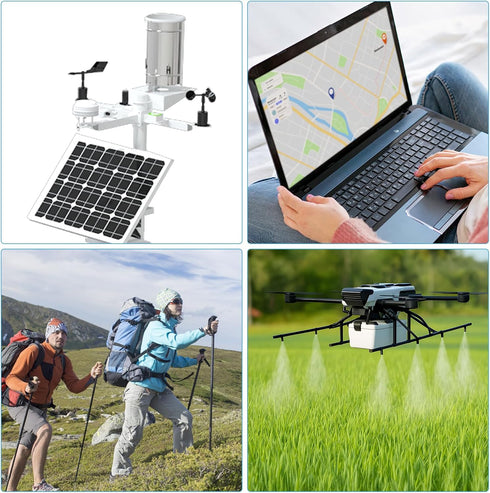 hiBCTR 2-Pack GY-NEO6MV2 NEO-6M 3V-5V 2.5 GPS Flight Controller Module with Super Ceramic Antenna for Arduino EEPROM