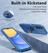 FNTCASE Samsung Galaxy A15-5G Case: Rugged Dual Layer Shockproof Cover with Magnetic Kickstand & Military Grade