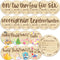 Glodecart 11PCS Baby Monthly Milestone for Photo Props, Wooden Double Sided Monthly Milestone