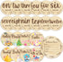 Glodecart 11PCS Baby Monthly Milestone for Photo Props, Wooden Double Sided Monthly Milestone
