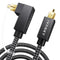IVANKY Right Angle Optical Audio Cable, 10ft/3M 24K Gold-Plated 90 Degree Toslink