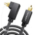 IVANKY Right Angle Optical Audio Cable, 10ft/3M 24K Gold-Plated 90 Degree Toslink