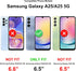 for Samsung Galaxy A25 5G Phone Case with Slide Camera Cover & Screen Protector*2, Samsung A25 5G Case Build in 360° Rotating Ring Kickstand, Military Grade Protective for A25 Case, Black