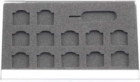 TAODAN Aluminum Alloy Nano SIM Card Holder with Eject Pin - Silver