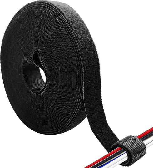 ECOHomes 3/4 Inch x 30 FT Cable Ties Wrap, Double Sided Hook and Loop Straps for Cable & Cord Management