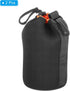 PATIKIL 2 Pcs Camera Lens Bag, 3.9" ID x 7.1" H Drawstring Pouch with Thick Neoprene for DSLR Camera Lens