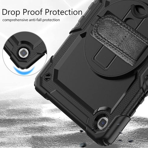 Samsung Galaxy Tab A7 Lite Case 8.7 (2021), Rugged Shockproof Kids Case with Screen Protector, Pencil Holder, Kickstand