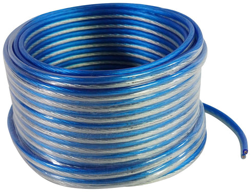 Rockville Blue 14G50 OFC 14 Gauge 50 Foot 100% OFC Copper Speaker