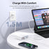 100W USB C Fast Charger Block, Compact GaN 6 Port PD USB C & QC USB A Wall Charger, Type C Charging Station Hub for