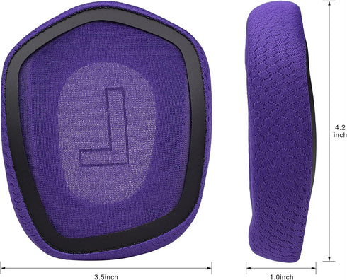 MOLGRIA Ear Pads Cushion, Replacement Fabric Earpads for Logitech G733 Wireless Gaming Headset, Purple