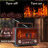 T.TAOMI Retro Portable Radio AM FM SW Shortwave Radio with Bluetooth Speaker,Flame Atmosphere Lamp Battery Operated,SUB