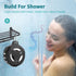 EBODA Bluetooth Shower Speaker, Portable IP67 Waterproof Wireless Speaker with LED Light, True Wireless Stereo,