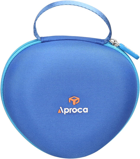 Aproca Hard Storage Case for iClever BTH12 Kids Bluetooth Headphones - Blue, Durable Protection for Your Headphones.