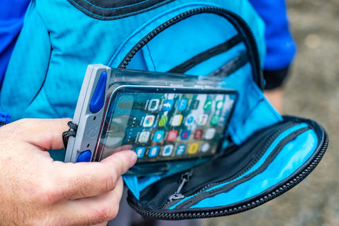 Aquapac Waterproof Compact Plus Phone Case, Lanyard for iPhone and Android, Hiking, Mountain Biking, Travel Essential,