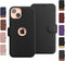 LUPA Legacy iPhone 13 Wallet Case - Slim Durable Faux Leather Flip Case with Card Holder for Men and Women