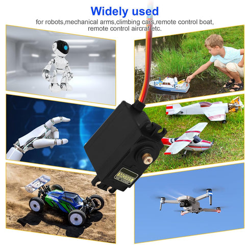 6-Pack MG995 Angle180 13KG Servo Motor Control Metal Gear Servo Digital High Speed Torque Servo Motor for DIY Smart
