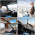 Industrial Tablet Mount for Truck & Vehicle, Heavy Duty Drill Base iPad Holder, Adjustable Aluminum Arm for 4.7"-12.9"