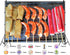 SHDASMIL 9X6ft Grilled Shrimp Skewers with Fried Tofu and Crab Sticks on Rack Backdrop Asian Street Food Display